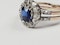 Antique French sapphire and diamond cluster ring SKU: 5467 DBGEMS - image 4