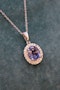 A Natural 2.20 Carat Sapphire and Diamond Pendant, English, Pre-owned - image 2