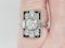 Art deco onyx and diamond ring SKU: 5486 DBGEMS - image 2