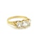 Victorian 3 stone diamond ring - image 2