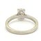 Oval Solitaire Diamond ring,  1 carat, F, VS2. Certified - image 3