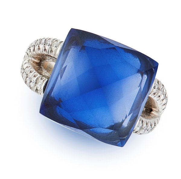 Iolite & Diamond Dress Ring - image 2