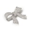 Diamond And 18ct White Gold Bow Brooch, 15.00ct, 1994 - image 2