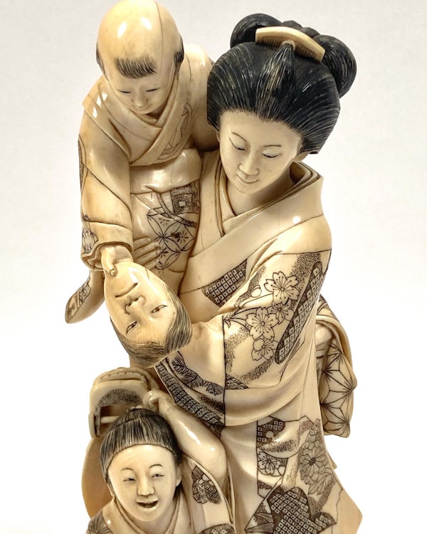 19th century Japanese Okimono - image 6