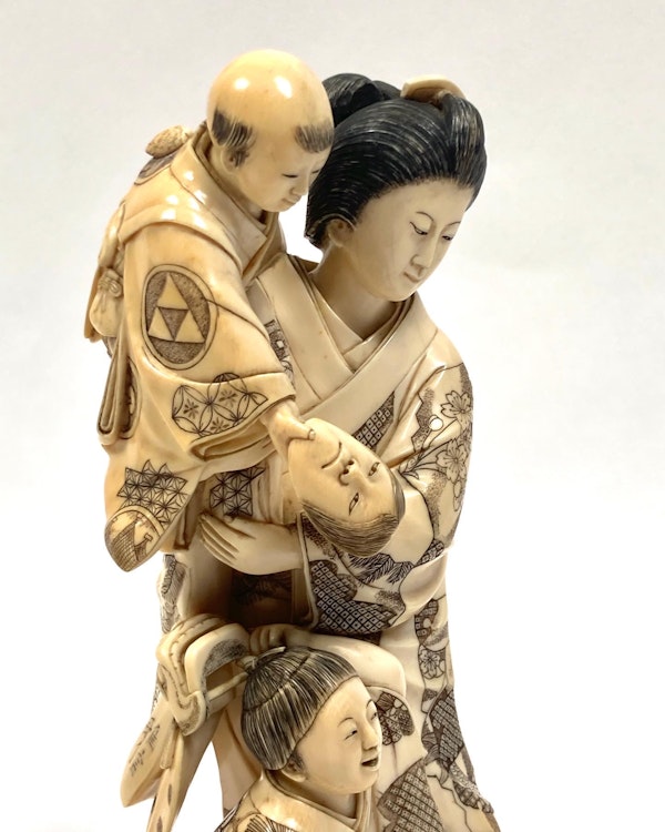 19th century Japanese Okimono - image 9