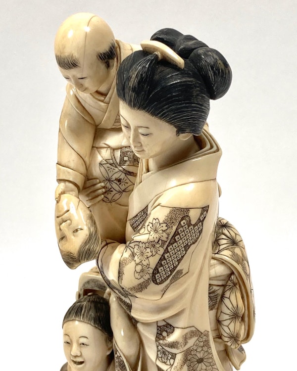 19th century Japanese Okimono - image 8