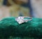 A Beautiful 1.04 Carat, Art Deco, Diamond Solitaire Engagement Ring, with Baguette-cut Diamond  Shoulders, set in Platinum.  Circa 1930 - image 2