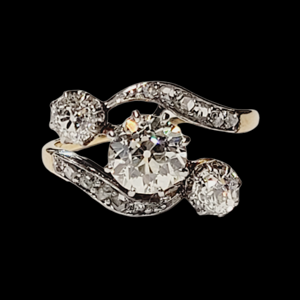 Edwardian old cut diamond ring SKU: 5552 DBGEMS - image 2