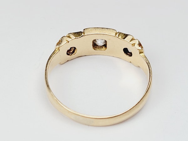 Antique diamond gypsy set ring SKU: 5570 DBGEMS - image 3