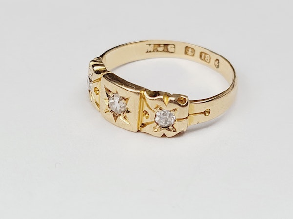 Antique diamond gypsy set ring SKU: 5570 DBGEMS - image 4