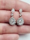 Pair of diamond drop earrings SKU: 5564 DBGEMS - image 3