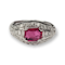 Fine natural Burmese Ruby and diamond ring SKU: 5579 DBGEMS - image 2