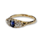 Antique sapphire and diamond engagement ring SKU: 5573 DBGEMS - image 3