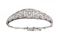 Diamond and Platinum Bracelet of Openwork Design - image 3