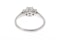 Diamond Ring in Platinum with Baguette Cut Diamond - image 4