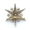 Diamond Star Brooch c1890 @ Finishing Touch - image 2