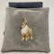 Dog Pendant Collie in 9ct Gold Enamel dated Sheffield 2000, Lilly's Attic  since 2001 - image 2