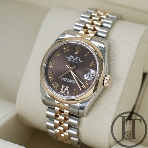 Rolex Datejust 31 Jubilee Chocolate Diamond 178241 Pre Owned - image 2