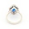 Sapphire, Diamond And Platinum Ring - image 4