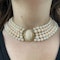 Vintage Coral And Cultured Pearl Five Row Necklace - image 5