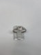Vintage diamond platinum ring - image 3