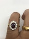 1970,s ruby diamond cluster ring at Deco&Vintage Ltd - image 1