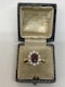 Vintage ruby diamond 18ct yellow gold ring - image 3