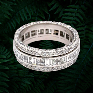 Diamond Eternity Spinning Ring.