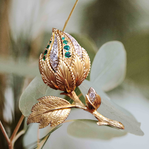 Vintage Flower Brooch