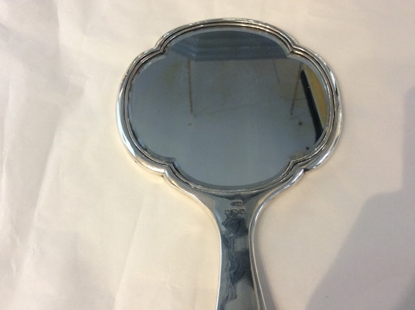 Antique Silver Hand Mirror - image 5