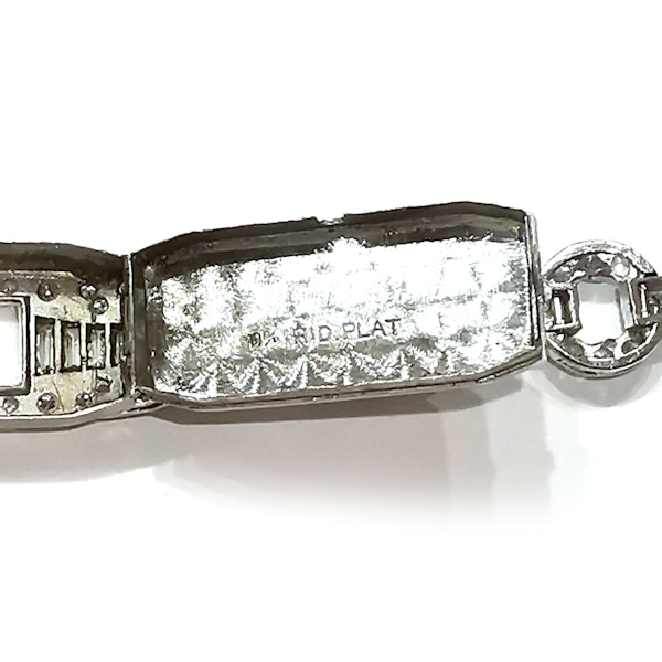 Art Deco Diamond and Platinum Cocktail Wristwatch, Circa 1925 - image 5