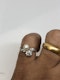 Edwardian diamond natural Pearl ring - image 4