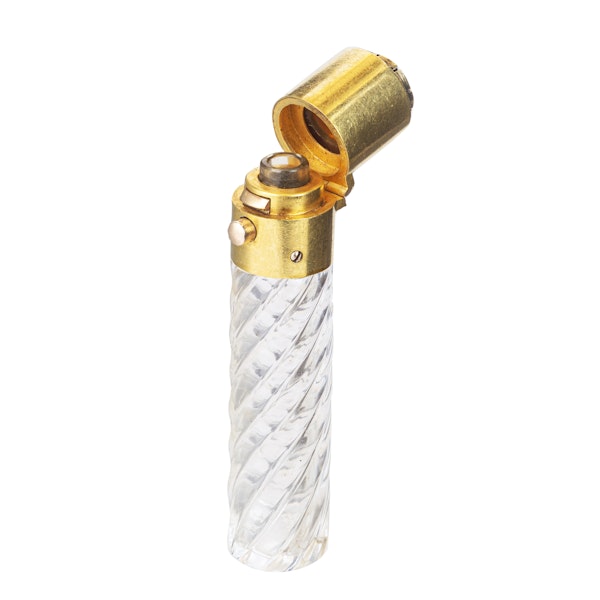 A French Sapphire Diamond Gold Scent Bottle - image 2