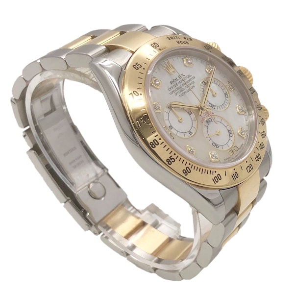 ROLEX DAYTONA STEEL/GOLD Mother-of-Pearl 116523 - image 3