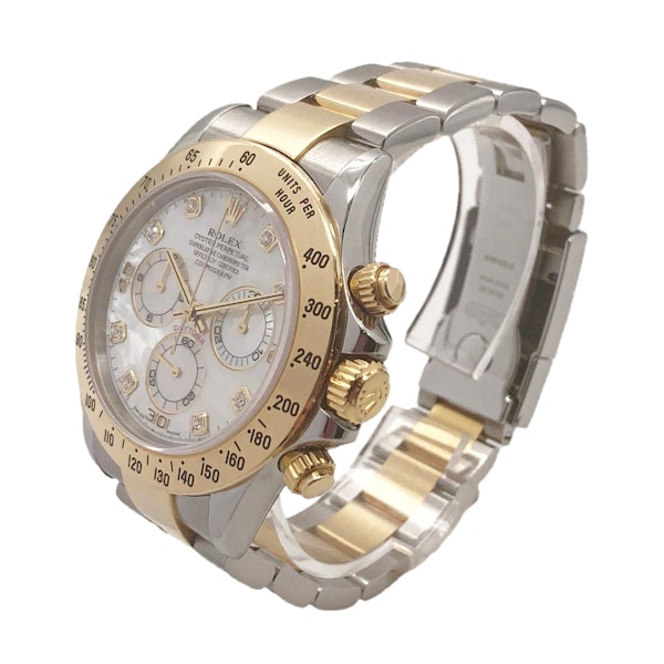 ROLEX DAYTONA STEEL/GOLD Mother-of-Pearl 116523 - image 2