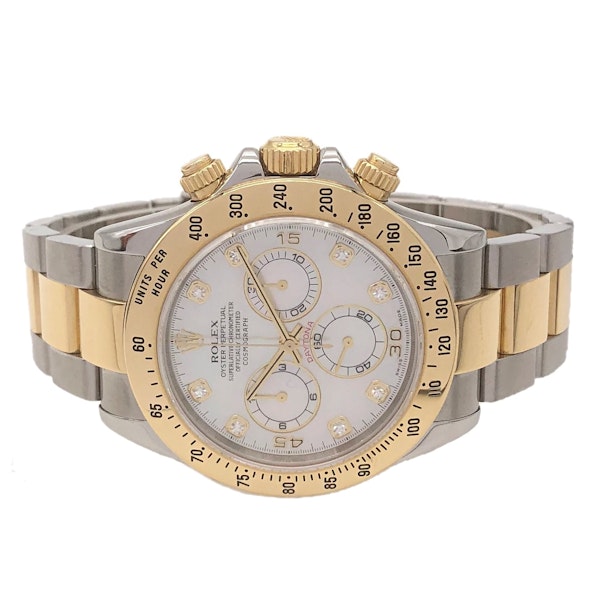 ROLEX DAYTONA STEEL/GOLD Mother-of-Pearl 116523 - image 4