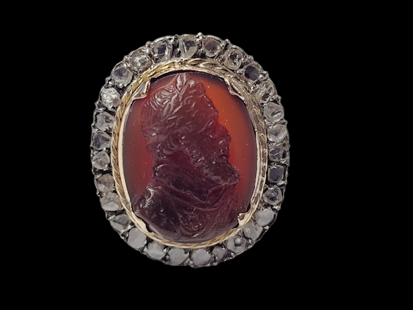 Hardstone cameo of Henry ix (the lost king) SKU: 5650 - image 3