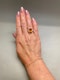 Citrine Diamond Ring in 18ct Gold dated London 1973, SHAPIRO & Co since1979 - image 4