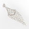 Briolette Diamond and White Gold Drop Earrings, 21.94 Carats - image 3