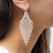 Briolette Diamond and White Gold Drop Earrings, 21.94 Carats - image 4