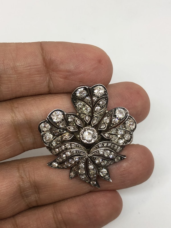Victorian diamond brooch - image 4