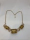 1940,s citrine 18ct yellow gold necklace - image 2