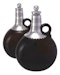 Silver - Hawksworth Eyre Whisky & Brandy Decanters Jugs Flasks - 1866 - image 3