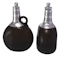 Silver - Hawksworth Eyre Whisky & Brandy Decanters Jugs Flasks - 1866 - image 4