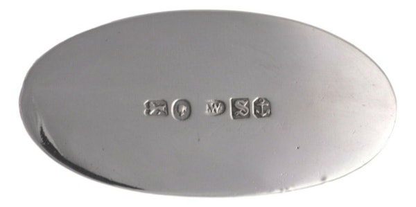 Solid Sterling Silver - Heraldic HIP FLASK - Joseph Willmore 1841 - image 6