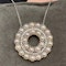 Pearl Diamond Pendant in 18k White Gold dated London 2019 by LILLY SHAPIRO, Lilly's Attic since 2001 - image 8
