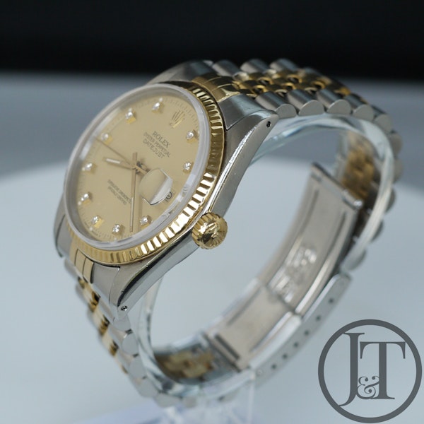 Rolex Datejust 16013 Steel and Gold Jubilee Diamond Dial 1982 - image 3