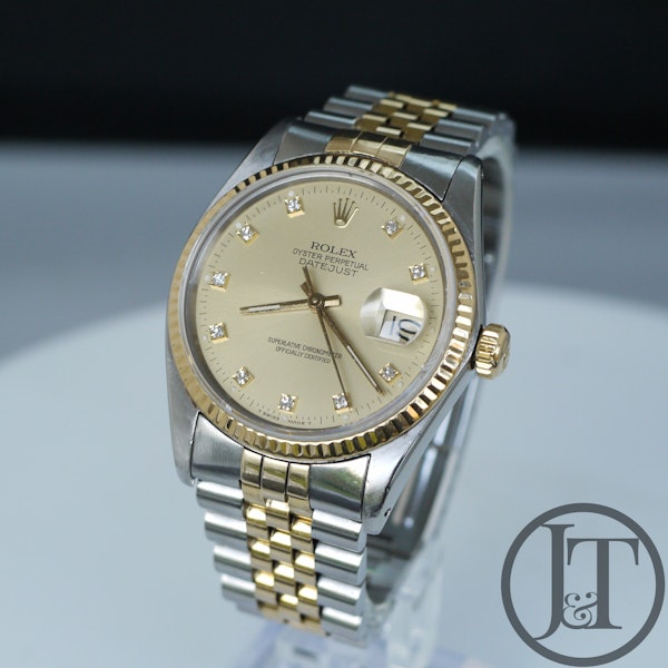 Rolex Datejust 16013 Steel and Gold Jubilee Diamond Dial 1982 - image 2