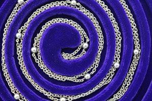 A very fine 9 Carat Yellow Gold (marked) Long Guard Chain Circa 1880