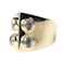 Chic vintage 18ct gold ring with moonstones SKU: 5726 DBGEMS - image 2